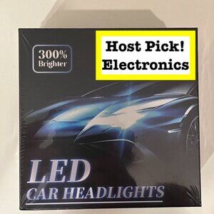 New LED‎ Car Headlights H4 Series C7F 300 Percent Brighter Auto Bulbs (e/x)
